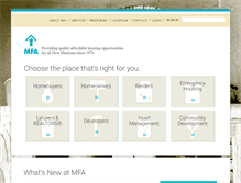 Tablet Screenshot of nmmfa.org